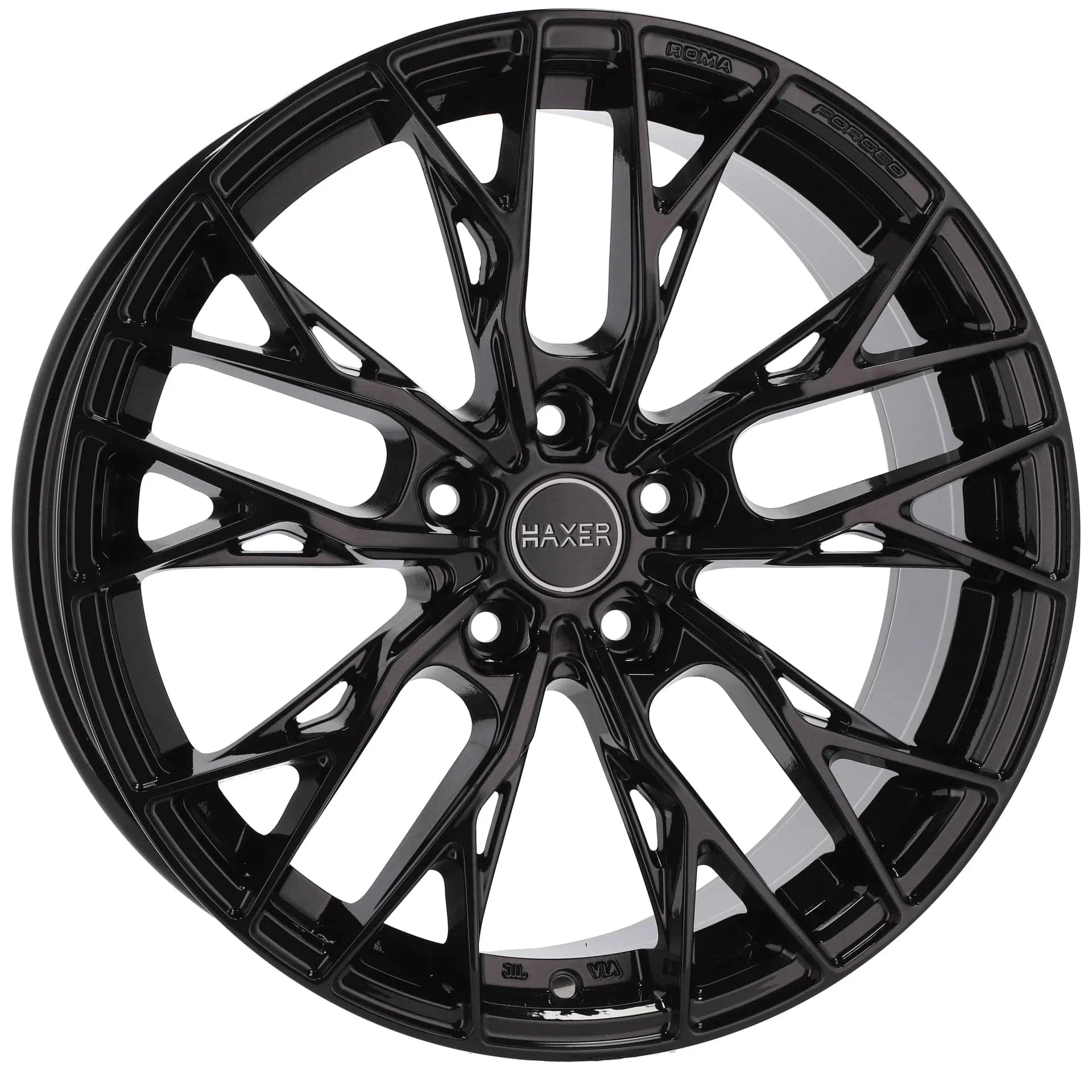 Alu kola HAXER HX042 8.5x20 5x112 ET40 66.6 Black | Wheelsup.cz