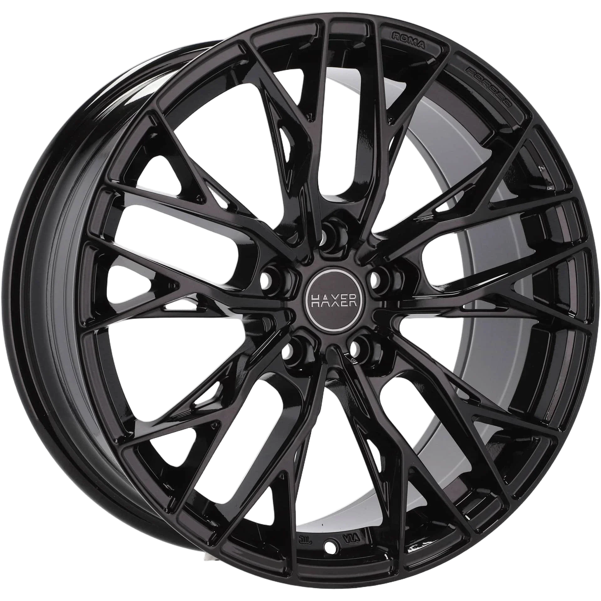 Alu kola HAXER HX042 9.5x19 5x112 ET40 66.6 Black | Wheelsup.cz