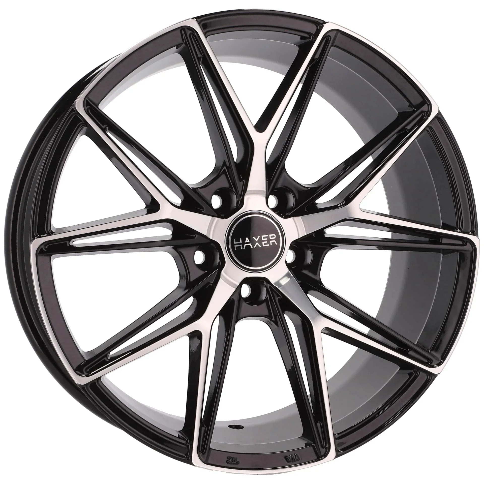 Alu kola HAXER HX043 8x18 5x110 ET28 65.1 Black Polished | Wheelsup.cz