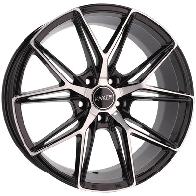 Alu kola HAXER HX043 8x18 5x110 ET28 65.1 Black Polished | Wheelsup.cz