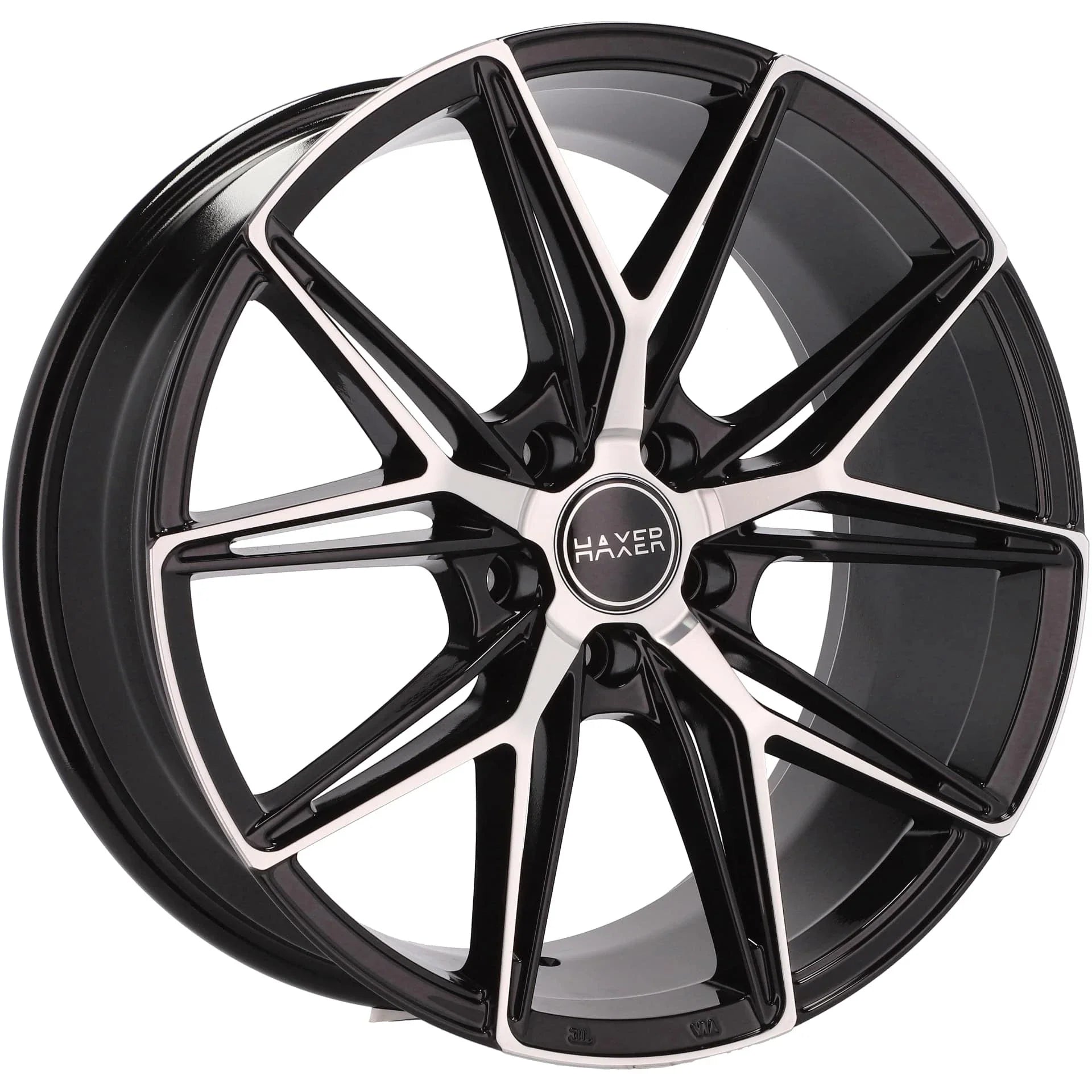Alu kola HAXER HX043 8x18 5x110 ET28 65.1 Black Polished | Wheelsup.cz