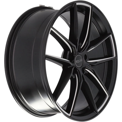 Alu kola HAXER HX045 9x21 5x112 ET28 66.6 Black Half Matt | Wheelsup.cz