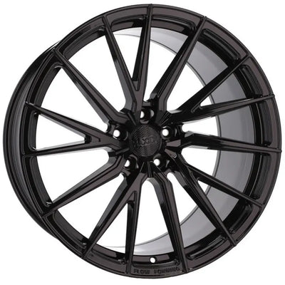Alu kola HAXER HX06F 9x22 5x112 ET30 66.6 Black | Wheelsup.cz