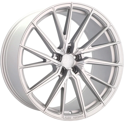 Alu kola HAXER HX06F 8.5x20 5x112 ET35 66.6 Polished Silver Half Matt | Wheelsup.cz