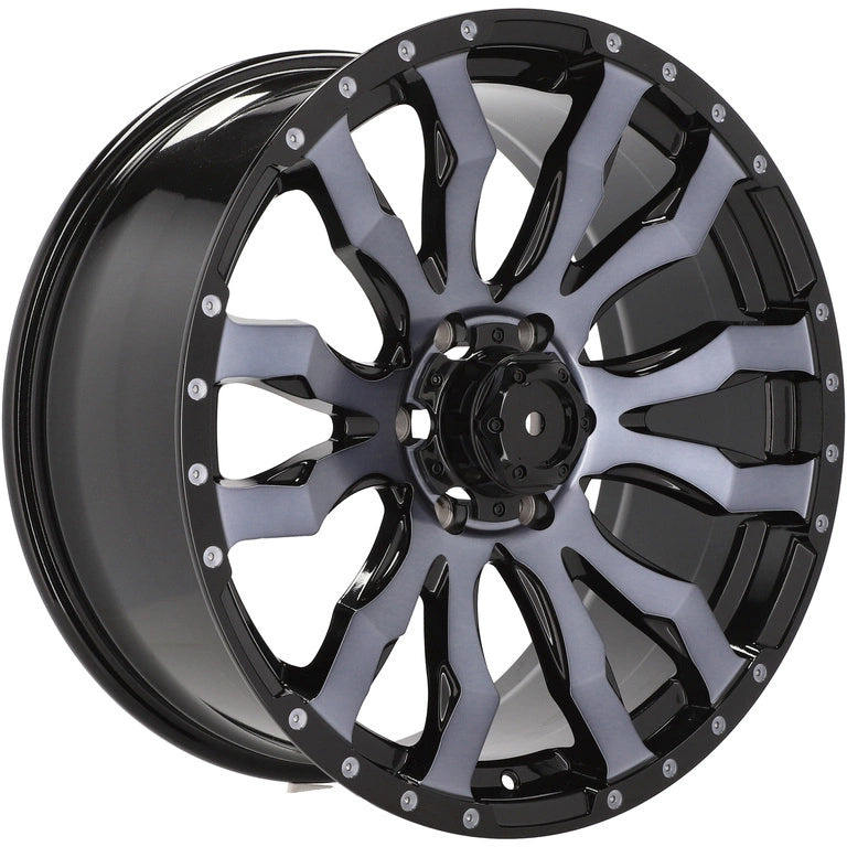 Alu kola pro Offroad I0215B 8.5x18 6x139.7 ET25 106.1 Black & Double Tinted Face | Wheelsup.cz