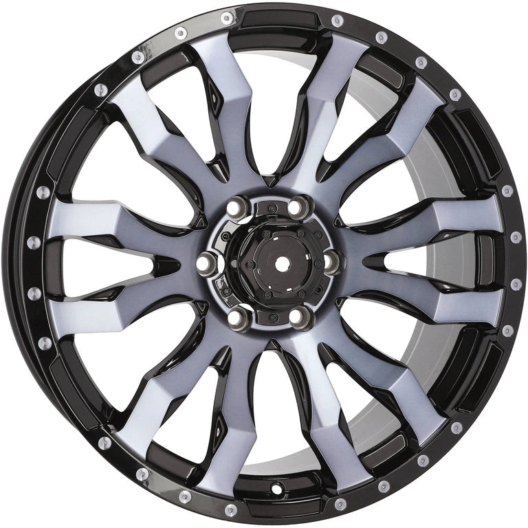 Alu kola pro Offroad I0215B 8.5x18 6x139.7 ET25 106.1 Black & Double Tinted Face | Wheelsup.cz