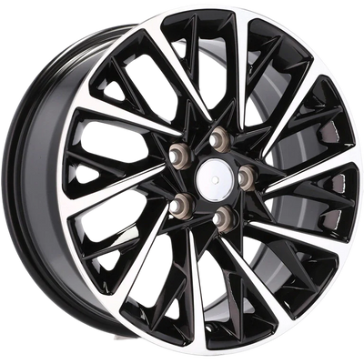 Alu kola pro Hyundai I0241 7.5x17 5x114.3 ET45 67.1 Black Polished | Wheelsup.cz