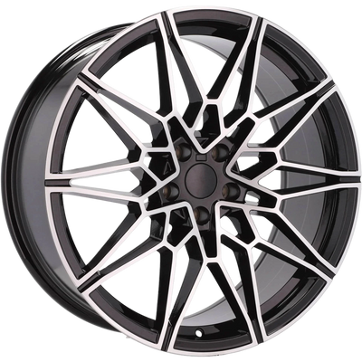 Alu kola pro BMW I0293 8.5x20 5x112 ET25 66.6 Black Polished | Wheelsup.cz