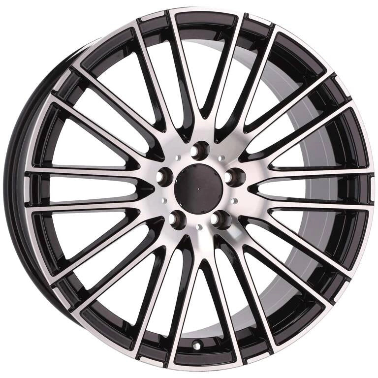 Alu kola pro Mercedes I0341 8.5x19 5x112 ET35.5 66.6 Black Polished | Wheelsup.cz