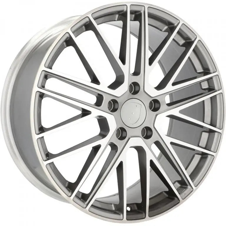 Alu kola pro Porsche I0375 9.5x21 5x130 ET69 71.6 Grey Polished | Wheelsup.cz