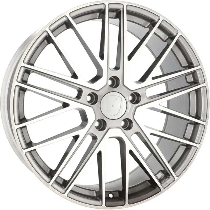 Alu kola pro Porsche I0375 9.5x21 5x130 ET69 71.6 Grey Polished | Wheelsup.cz