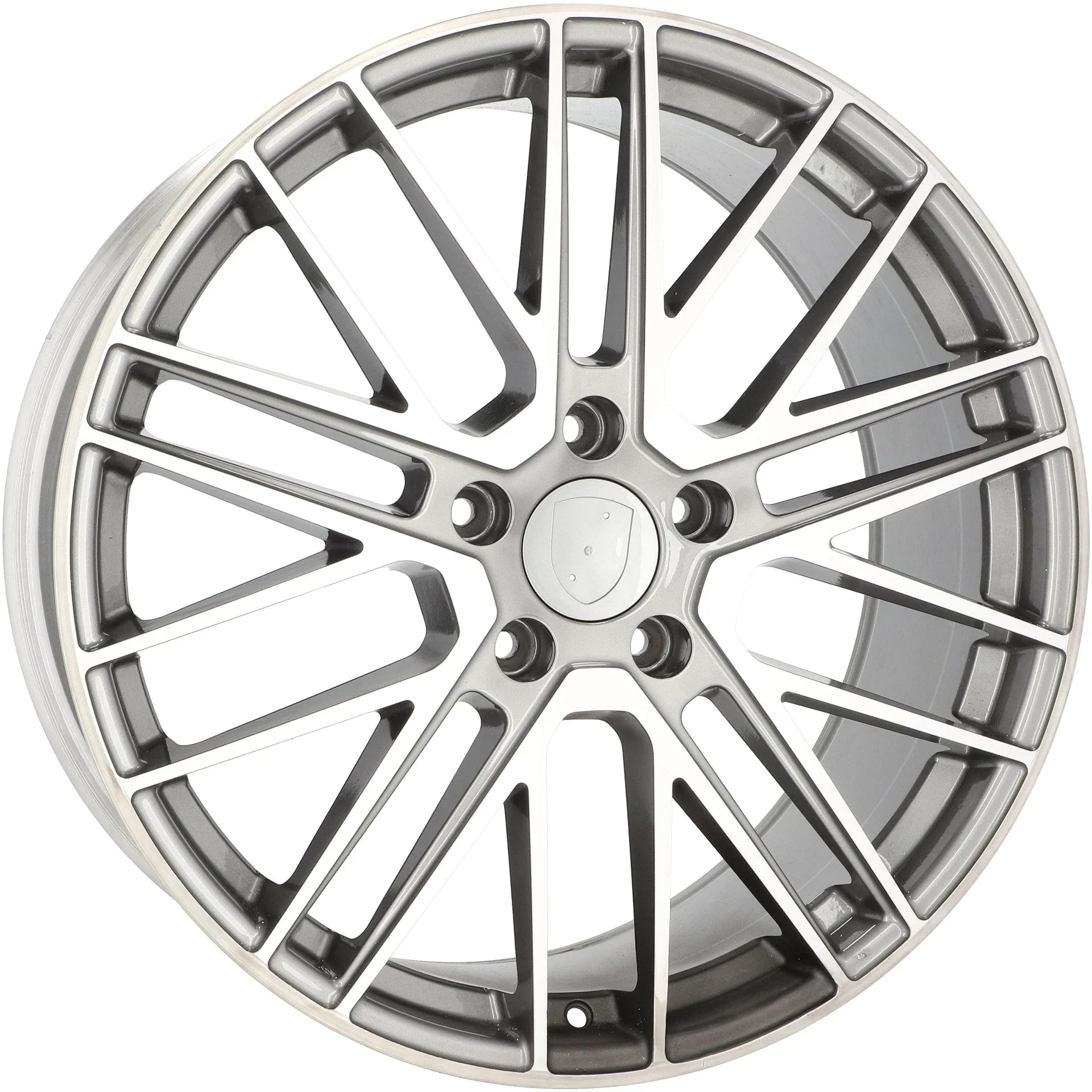 Alu kola pro Porsche I0375 9.5x21 5x130 ET69 71.6 Grey Polished