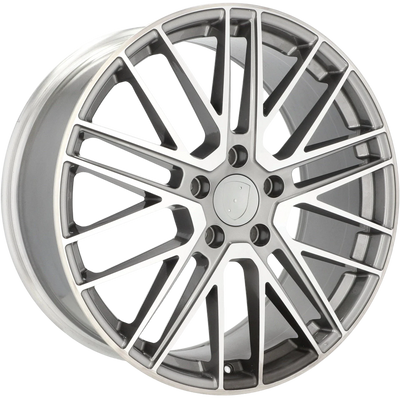 Alu kola pro Porsche I0375 9.5x21 5x130 ET69 71.6 Grey Polished | Wheelsup.cz