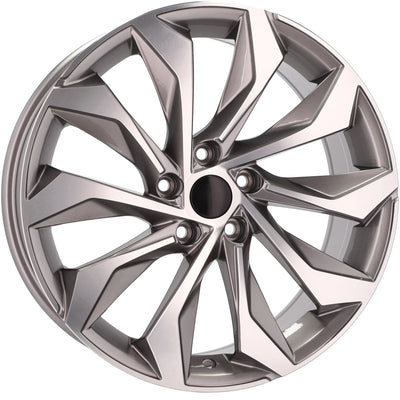 Alu kola pro Škoda I1139 8x19 5x112 ET41 57.1 Grey Polished | Wheelsup.cz