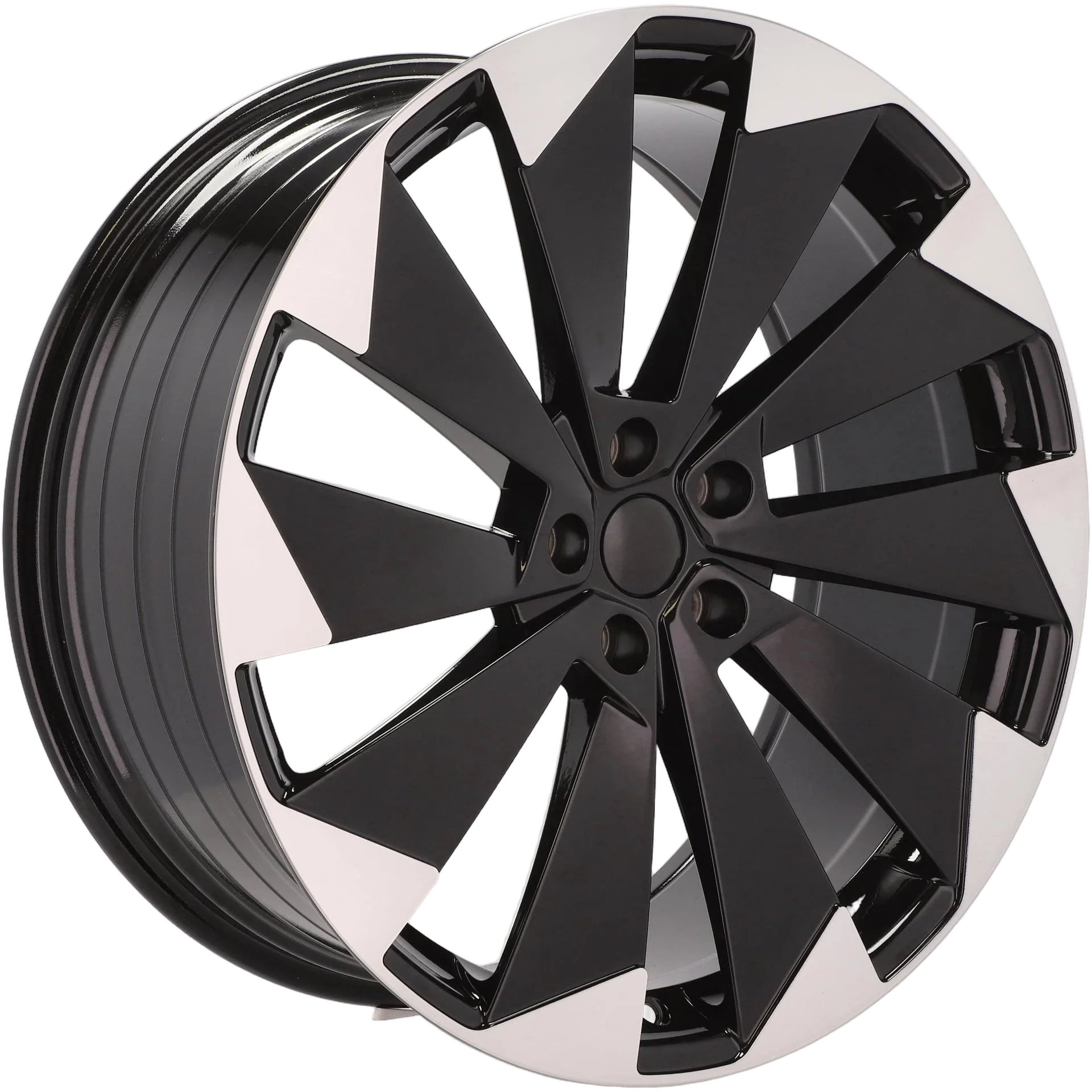 Alu kola pro Škoda I1141 8x18 5x112 ET45 57.1 Black Polished | Wheelsup.cz