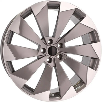 Alu kola pro Škoda I1141 9x21 5x112 ET42 57.1 Grey Polished | Wheelsup.cz