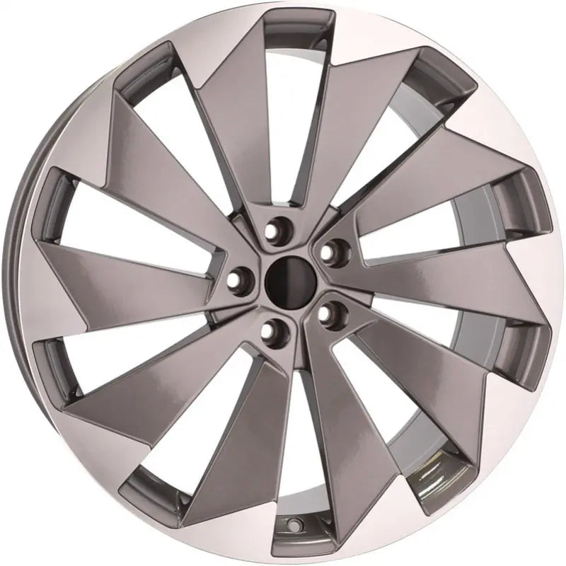 Alu kola pro Škoda I1141 9x21 5x112 ET42 57.1 Grey Polished | Wheelsup.cz