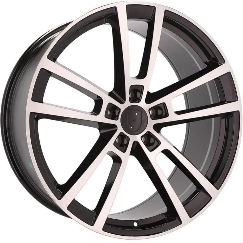 Alu kola pro Porsche I3081F 11.5x22 5x130 ET61 71.6 Black Polished | Wheelsup.cz