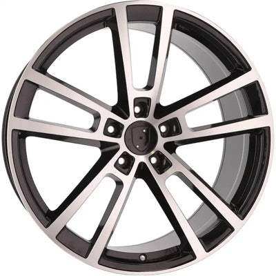 Alu kola pro Porsche I3081F 11.5x22 5x130 ET61 71.6 Black Polished | Wheelsup.cz