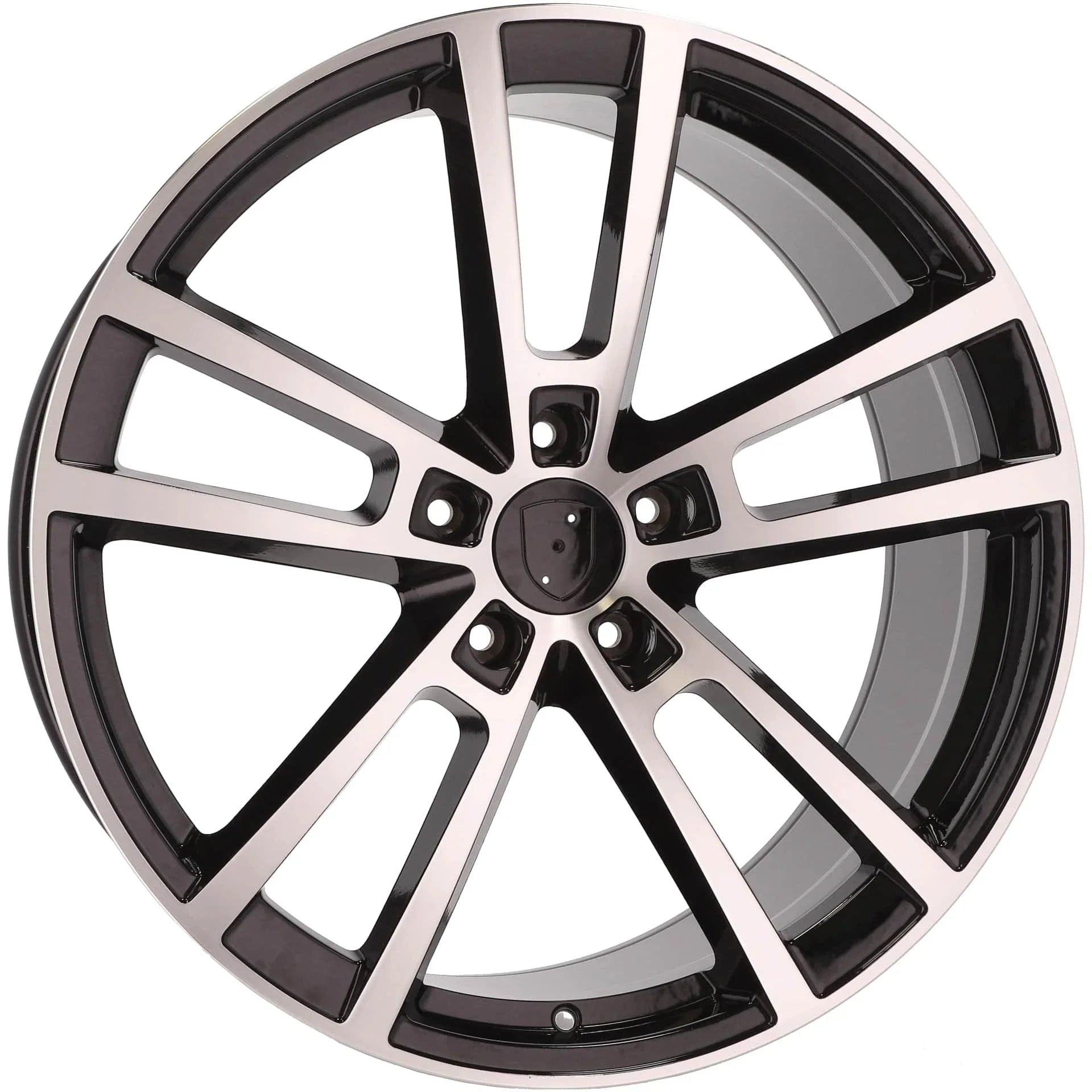 Alu kola pro Porsche I3081F 11.5x22 5x130 ET61 71.6 Black Polished
