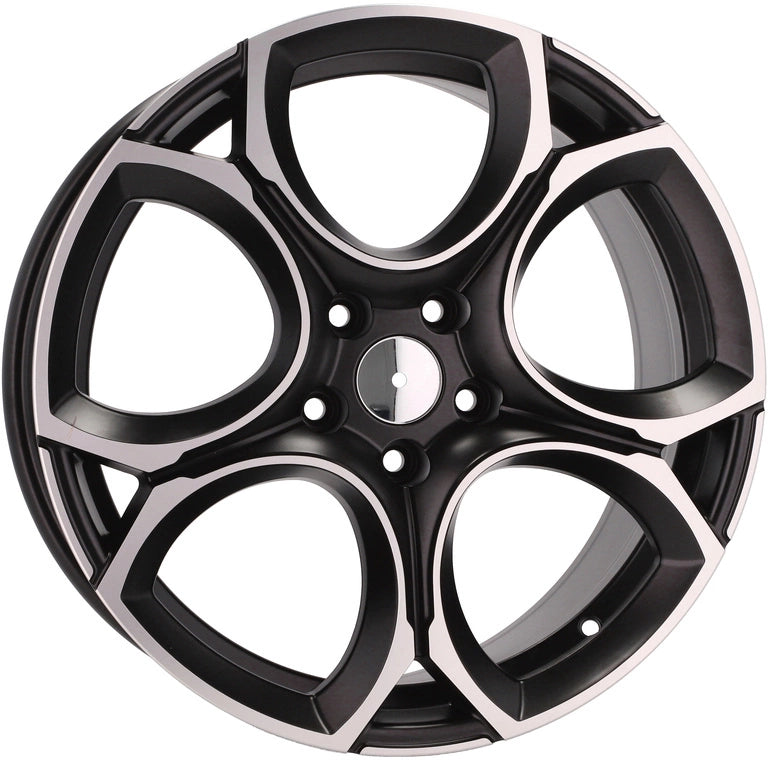 Alu kola pro Volkswagen I5162 8x18 5x112 ET45 57.1 Black Polished Half Matt | Wheelsup.cz