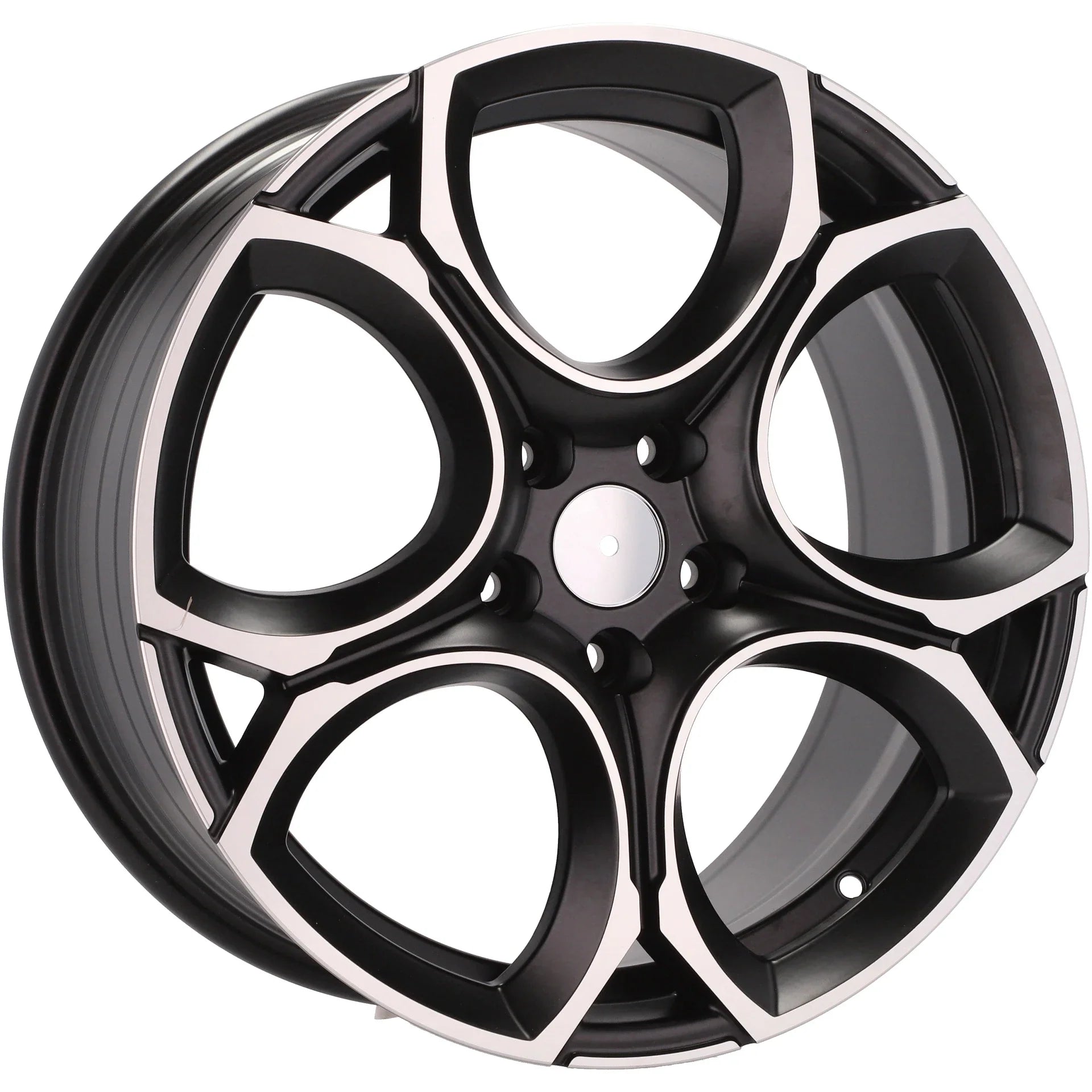 Alu kola pro Volkswagen I5162 7.5x17 5x112 ET45 57.1 Black Polished Half Matt | Wheelsup.cz