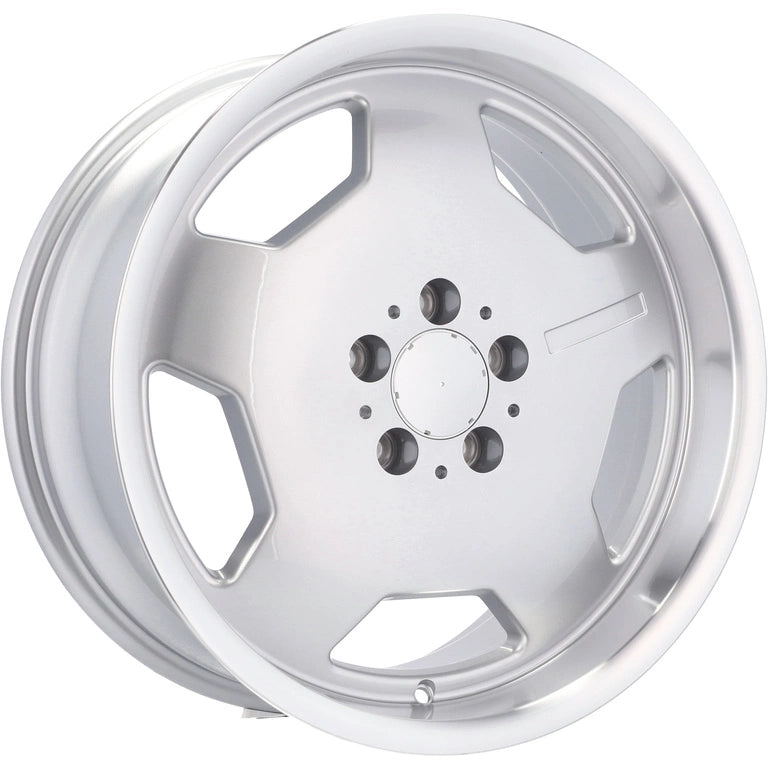 Alu kola pro Mercedes I5270 8.5x19 5x112 ET35 66.6 Silver & Polished Lip