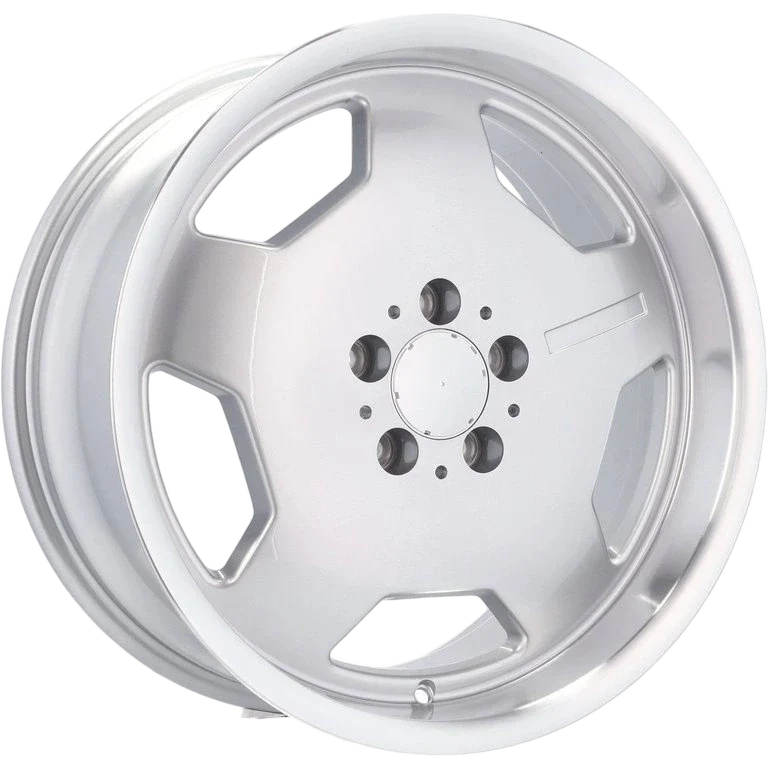 Alu kola pro Mercedes I5270 9.5x19 5x112 ET35 66.6 Silver & Polished Lip | Wheelsup.cz