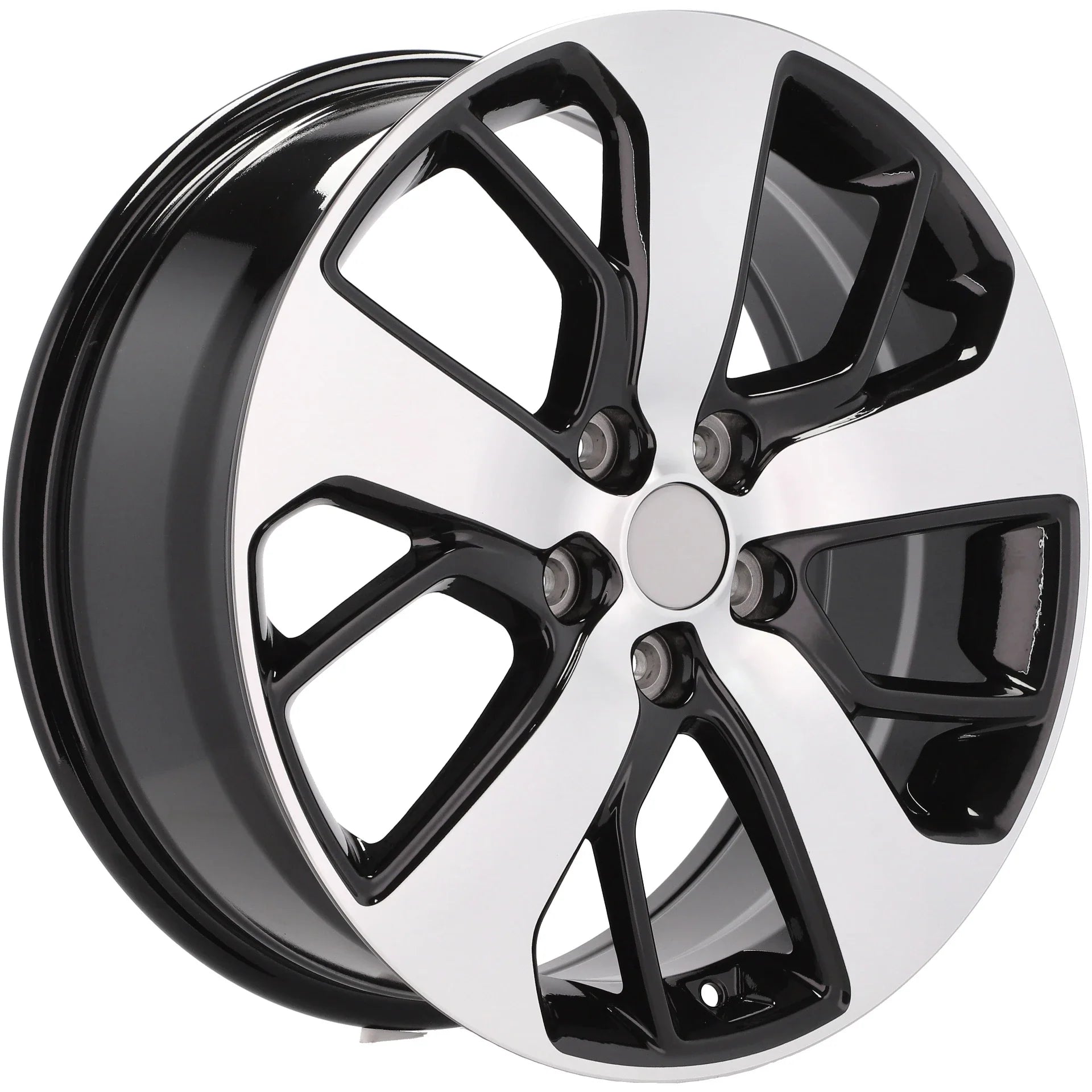 Alu kola pro Kia I5390 7.5x18 5x114.3 ET52.5 67.1 Black Polished | Wheelsup.cz