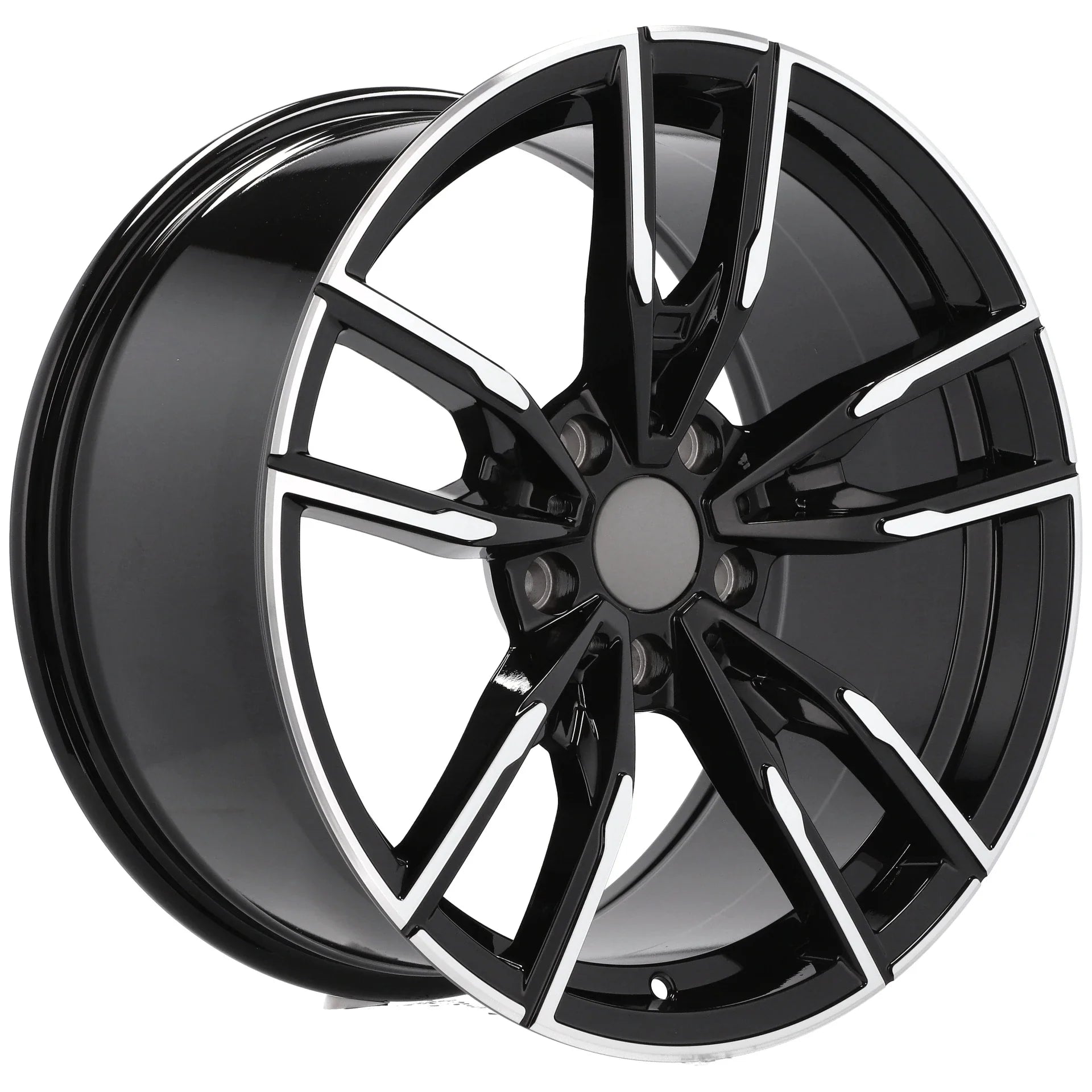 Alu kola pro BMW I5478 8x18 5x120 ET34 72.6 Black Polished Half Matt | Wheelsup.cz