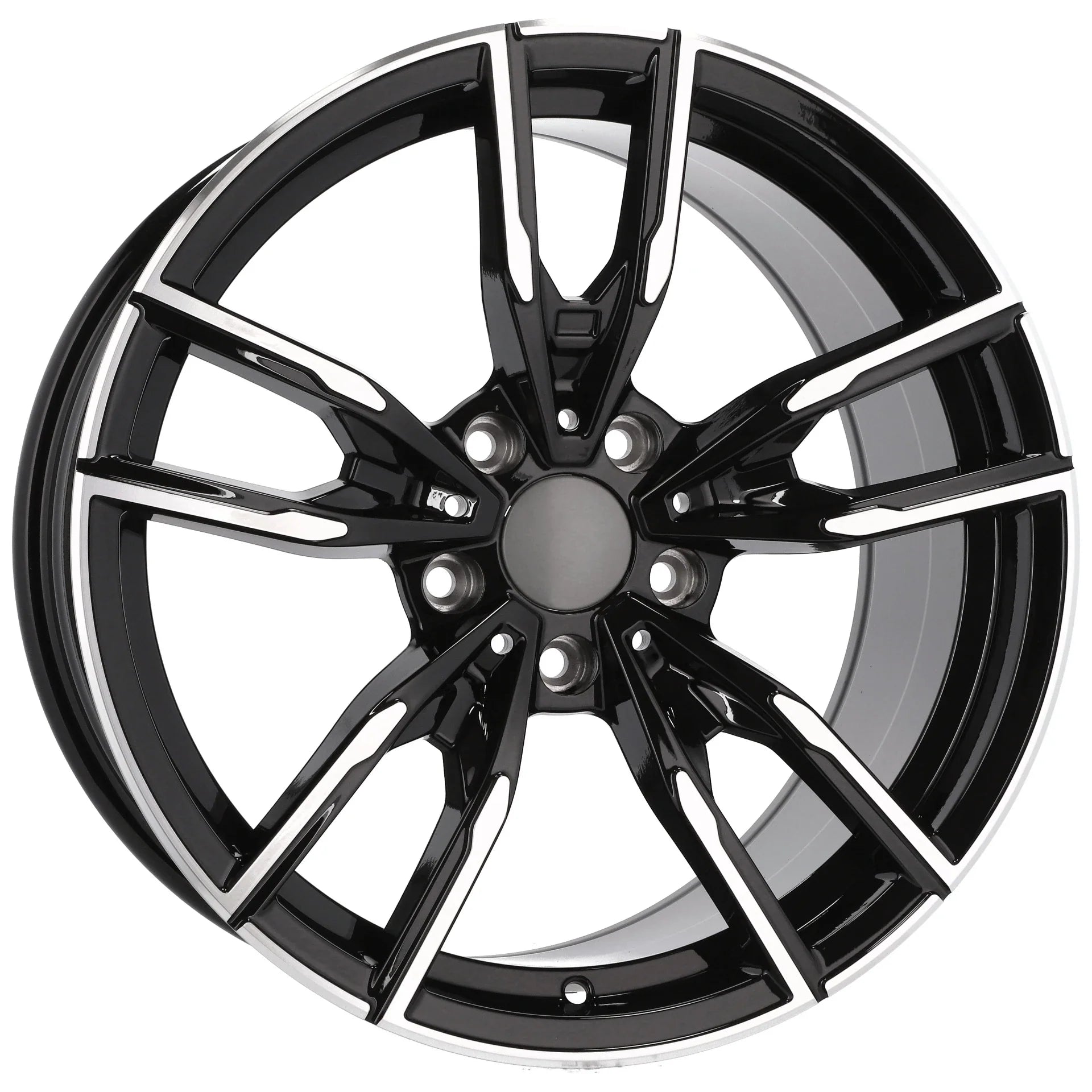 Alu kola pro BMW I5478 8.5x19 5x112 ET25 66.6 Black Polished Half Matt | Wheelsup.cz