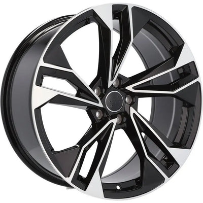 Alu kola pro Audi I5493 8x18 5x112 ET42 66.6 Black Polished | Wheelsup.cz