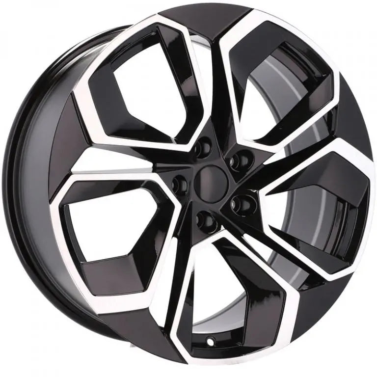 Alu kola pro Škoda I5561 7.5x17 5x112 ET45 57.1 Black Polished | Wheelsup.cz