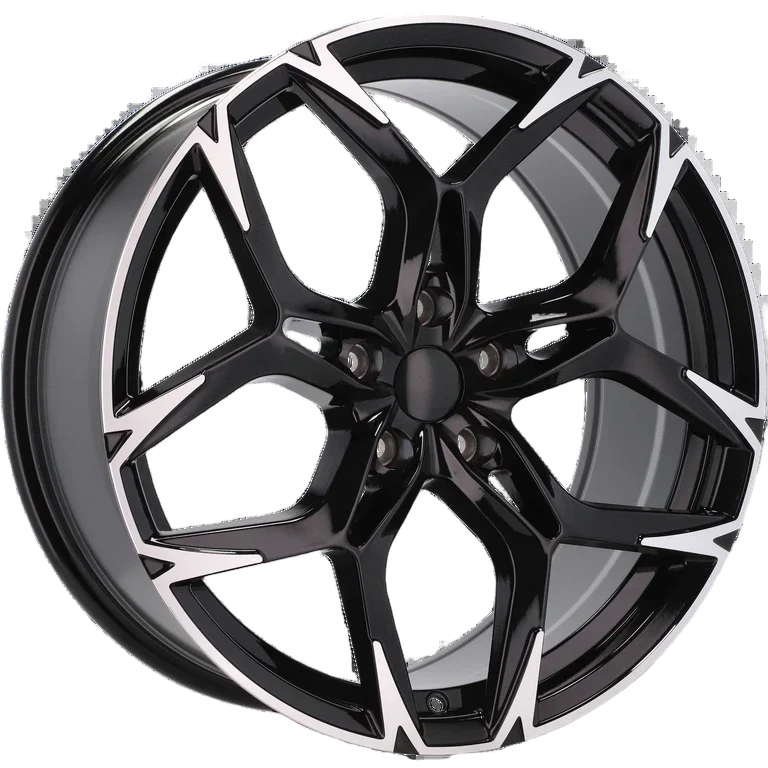 Alu kola pro Cupra I5572 8x18 5x112 ET40 57.1 Black Polished Half Matt | Wheelsup.cz