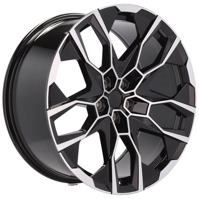 Alu kola pro BMW I5592 9.5x22 5x112 ET32 66.6 Black Polished