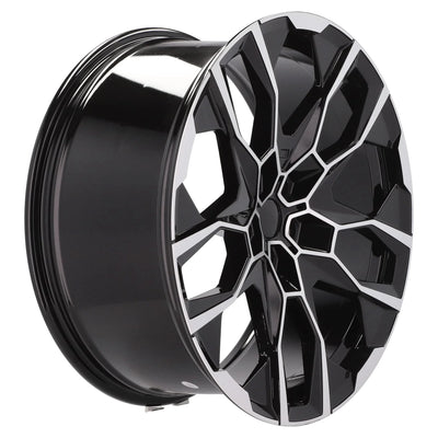 Alu kola pro BMW I5592 9.5x22 5x112 ET32 66.6 Black Polished | Wheelsup.cz