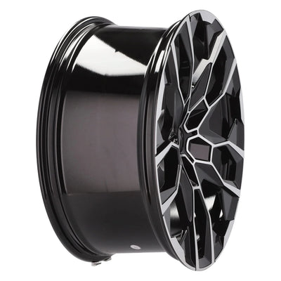 Alu kola pro BMW I5592 9.5x22 5x112 ET32 66.6 Black Polished | Wheelsup.cz