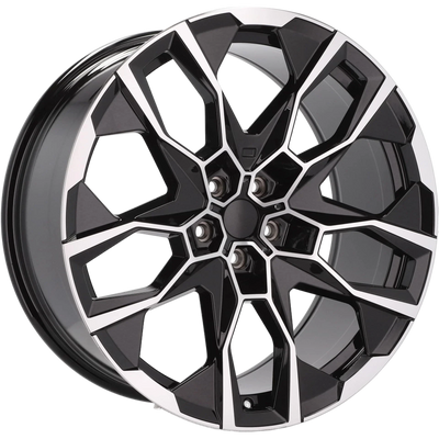 Alu kola pro BMW I5592 9.5x22 5x112 ET32 66.6 Black Polished | Wheelsup.cz