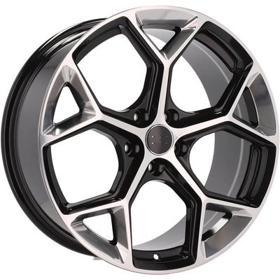 Alu kola pro Audi I5598 9x21 5x112 ET31 66.6 Silver & Black