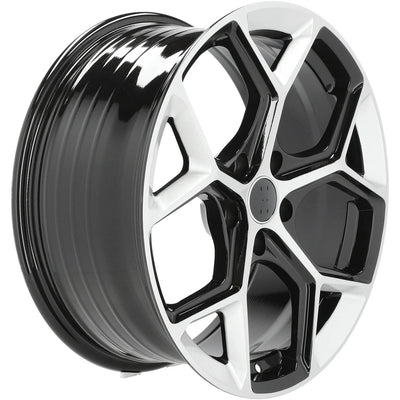 Alu kola pro Audi I5598 9x20 5x112 ET26 66.6 Silver Shining & Black | Wheelsup.cz