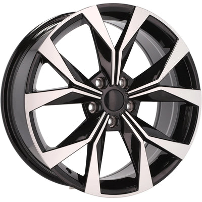 Alu kola pro Škoda I5627 8x19 5x112 ET45 Black Polished | Wheelsup.cz