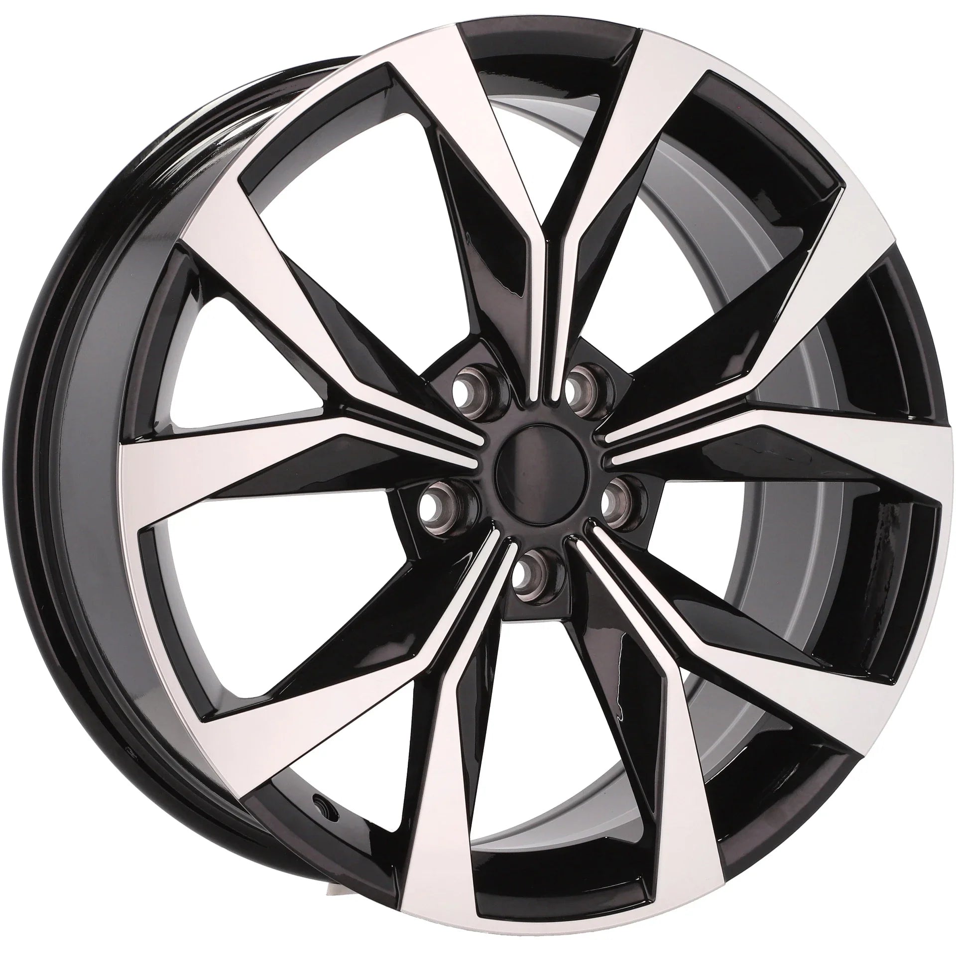 Alu kola pro Škoda I5627 7.5x18 5x112 ET45 57.1 Black Polished | Wheelsup.cz