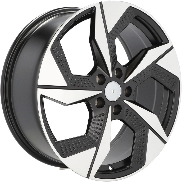 Alu kola Racing Line I5637 8x19 5x114.3 ET48 67.1 Black Polished Half Matt | Wheelsup.cz