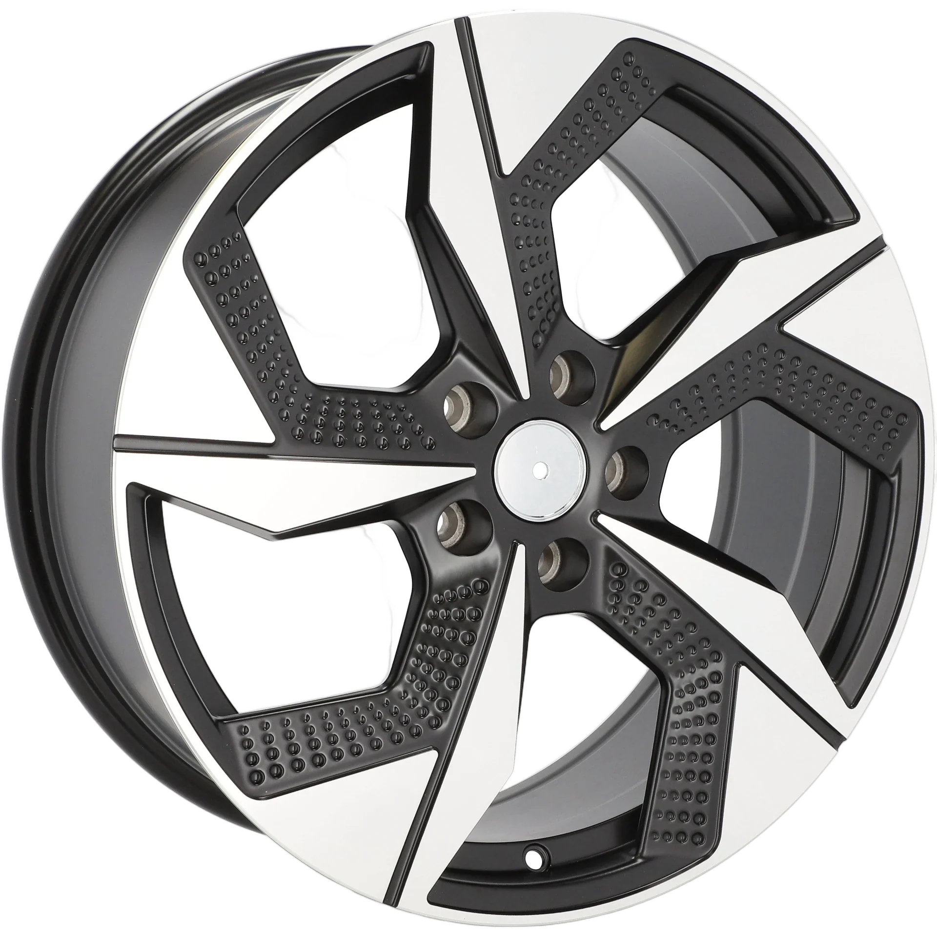 Alu kola Racing Line I5637 7.5x18 5x114.3 ET50 67.1 Black Polished Half Matt | Wheelsup.cz