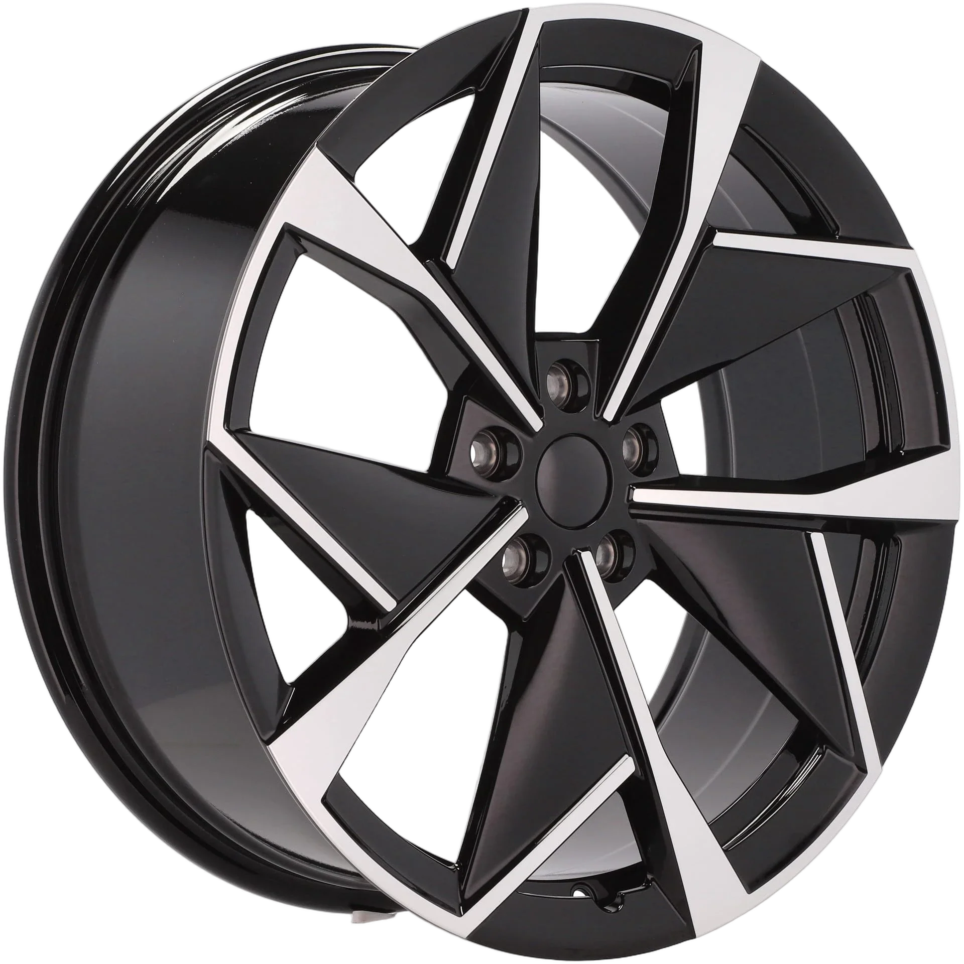 Alu kola pro Škoda I5638 8x19 5x112 ET45 57.1 Black Polished | Wheelsup.cz