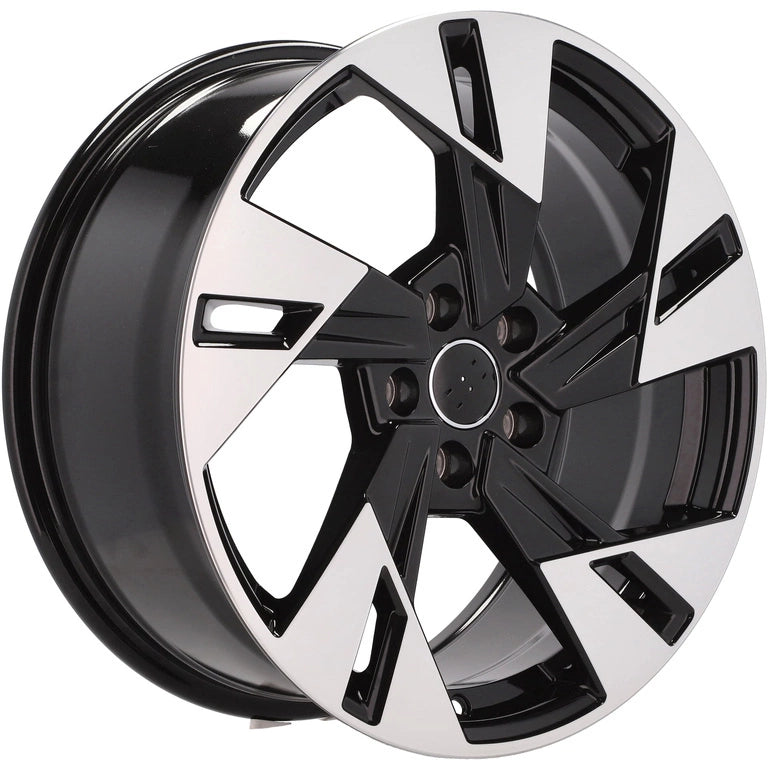 Alu kola pro Audi I5640 8x18 5x112 ET39 66.6 Black Polished | Wheelsup.cz