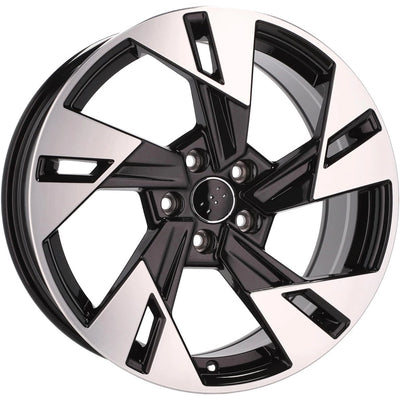 Alu kola pro Audi I5640 8x18 5x112 ET39 66.6 Black Polished | Wheelsup.cz