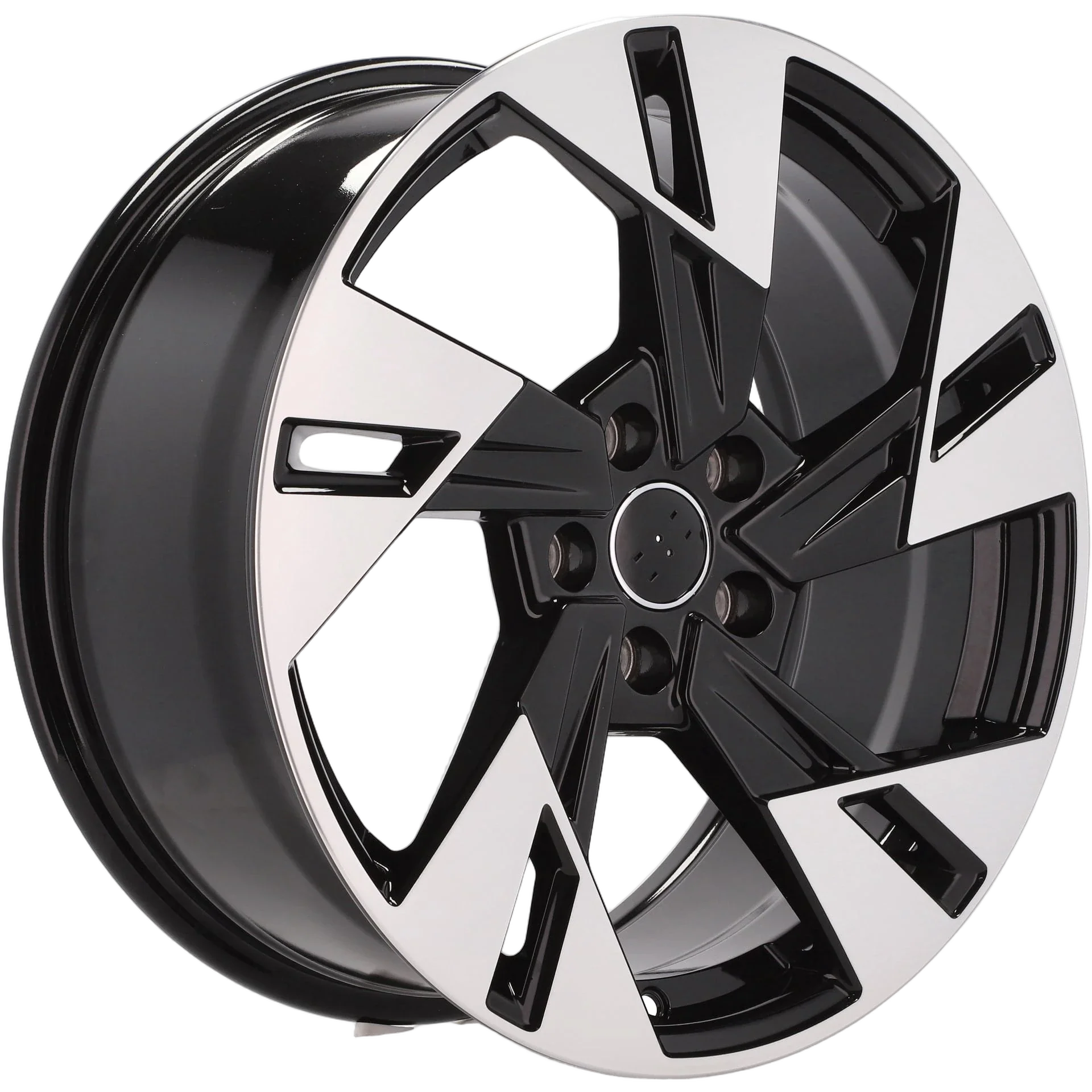 Alu kola pro Audi I5640 8x18 5x112 ET39 66.6 Black Polished | Wheelsup.cz