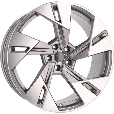 Alu kola pro Audi I5640 8x19 5x112 ET45 66.6 Grey Polished | Wheelsup.cz