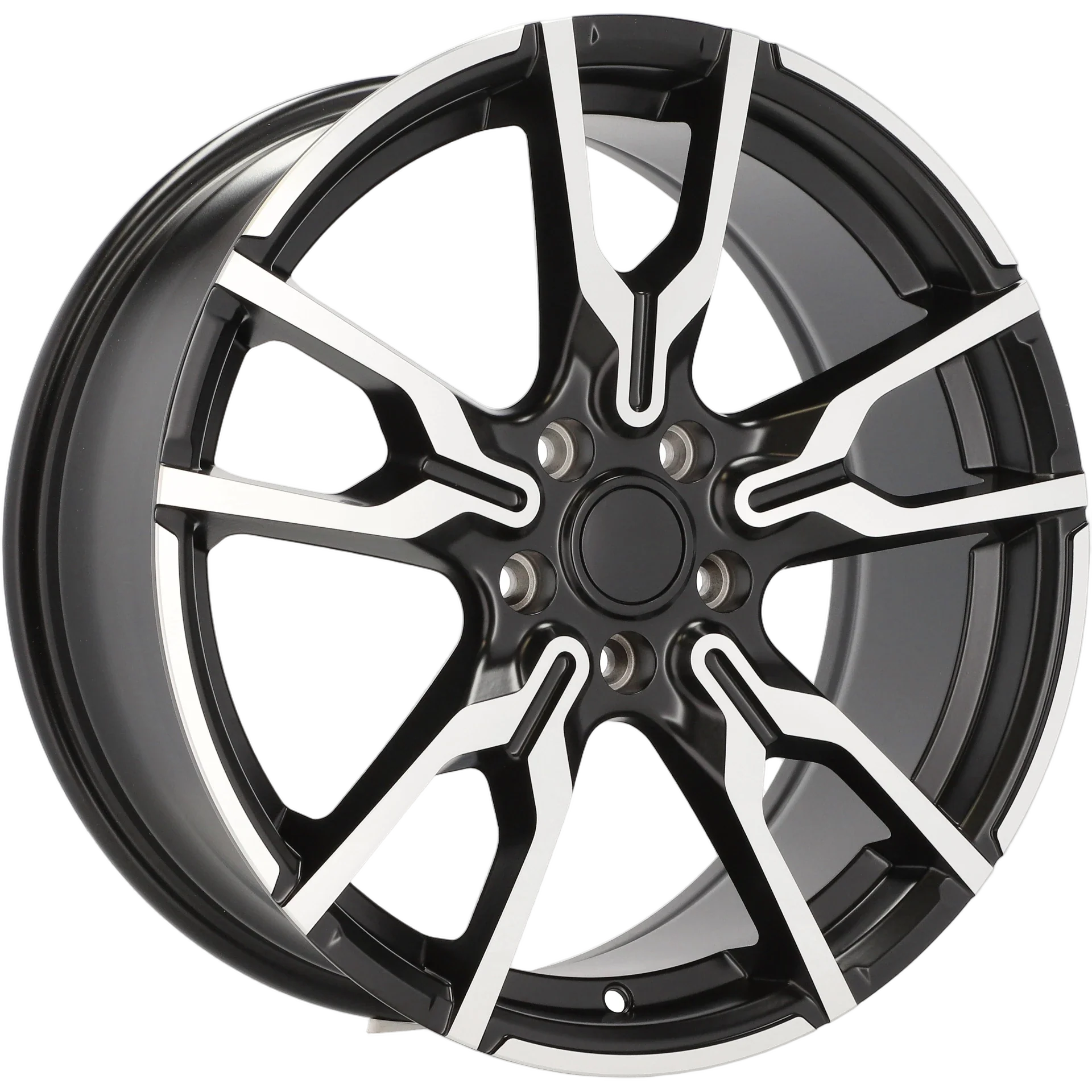 Alu kola pro BMW I5662 7.5x18 5x112 ET45 66.6 Black Polished Half Matt | Wheelsup.cz